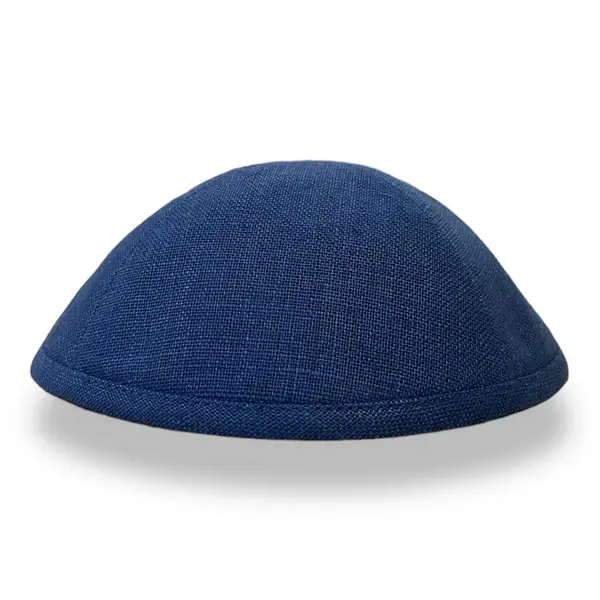 Mensch Kippah - Wholesale Hat Accessory - Men's - Mensch Kippah Linen Kippah Size 32