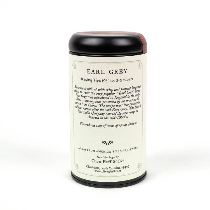 Oliver Pluff & Company – Großhandel Loser Tee – Earl Grey Tea - Loser Tee in charakteristischer Teedose