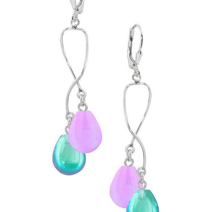 LeightWorks - Aurora Crystal Jewelry - Wholesale Dangle Earrings - Spiral Earrings6