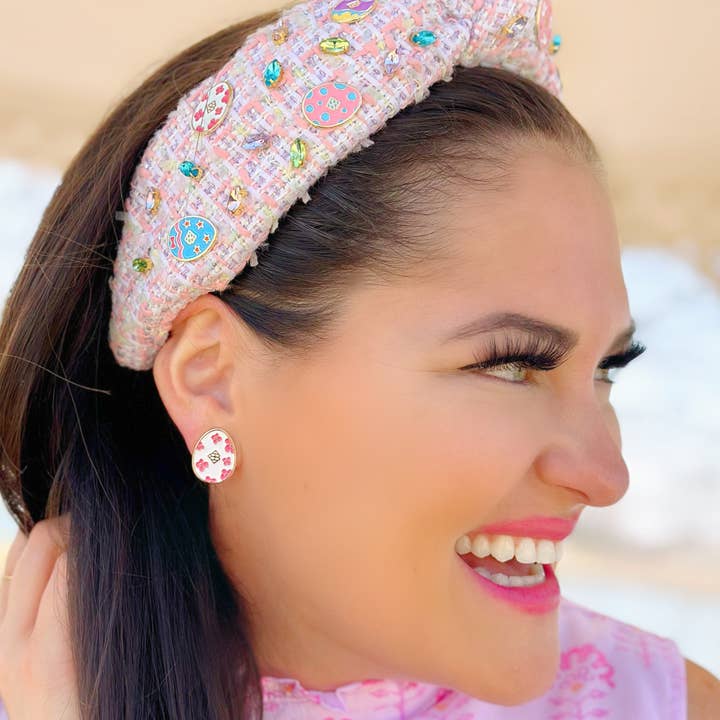 Brianna Cannon - Wholesale Stud/Post Earrings - 2023 Easter Egg Enamel Studs2