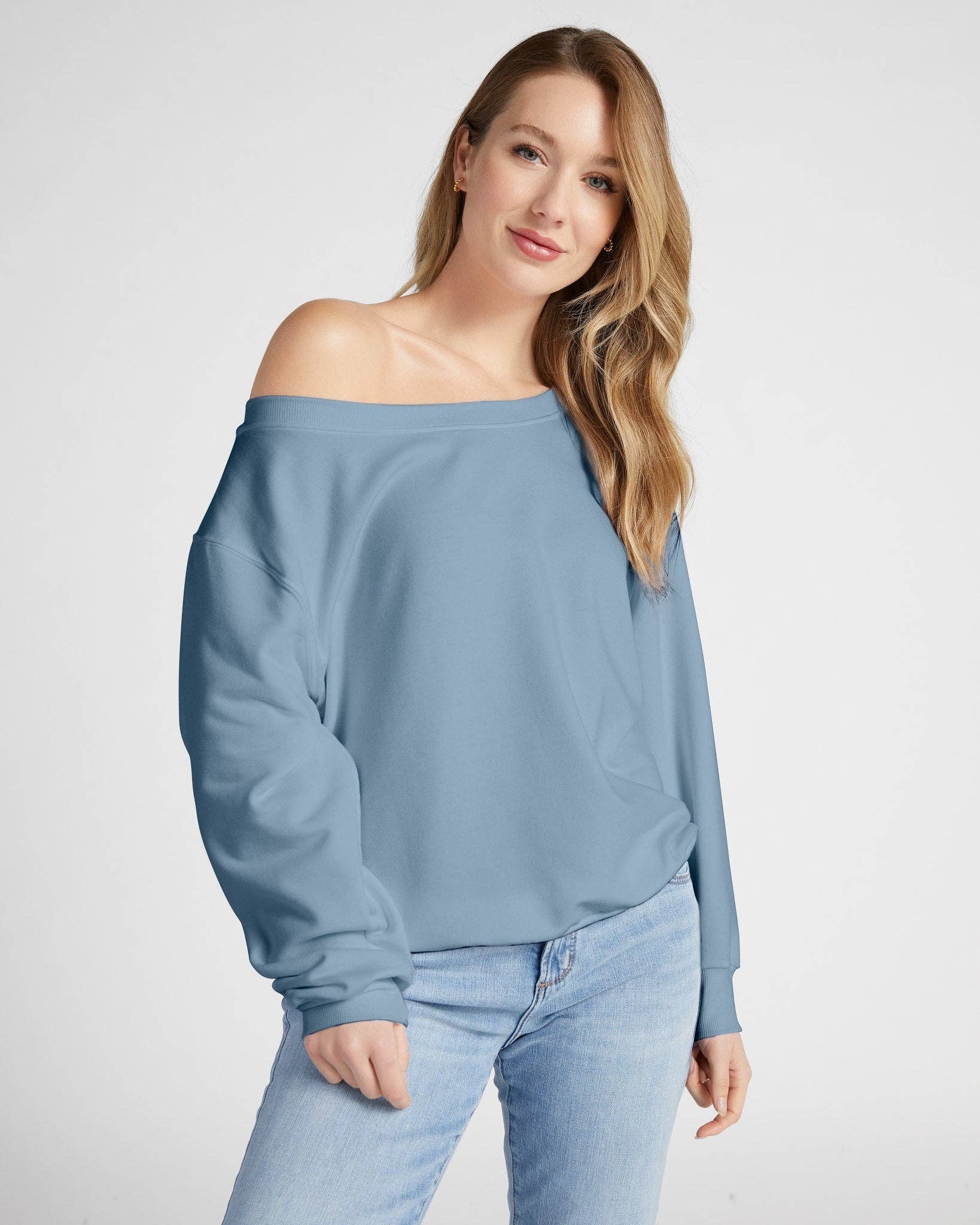 Seventy Eight and Sunny (SEAS) - Wholesale Sweatshirt - Women's - Brooksville One Shoulder Sweatshirt69