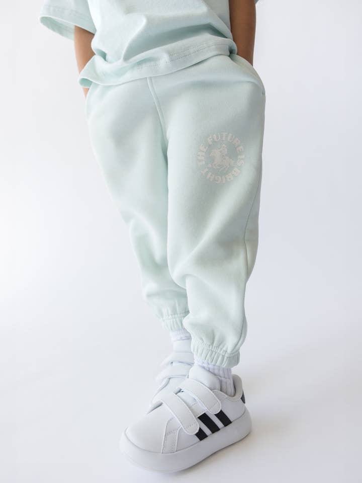 Pantalón deportivo para niños The Future Is Bright para venta al por mayor de Elevated Faith