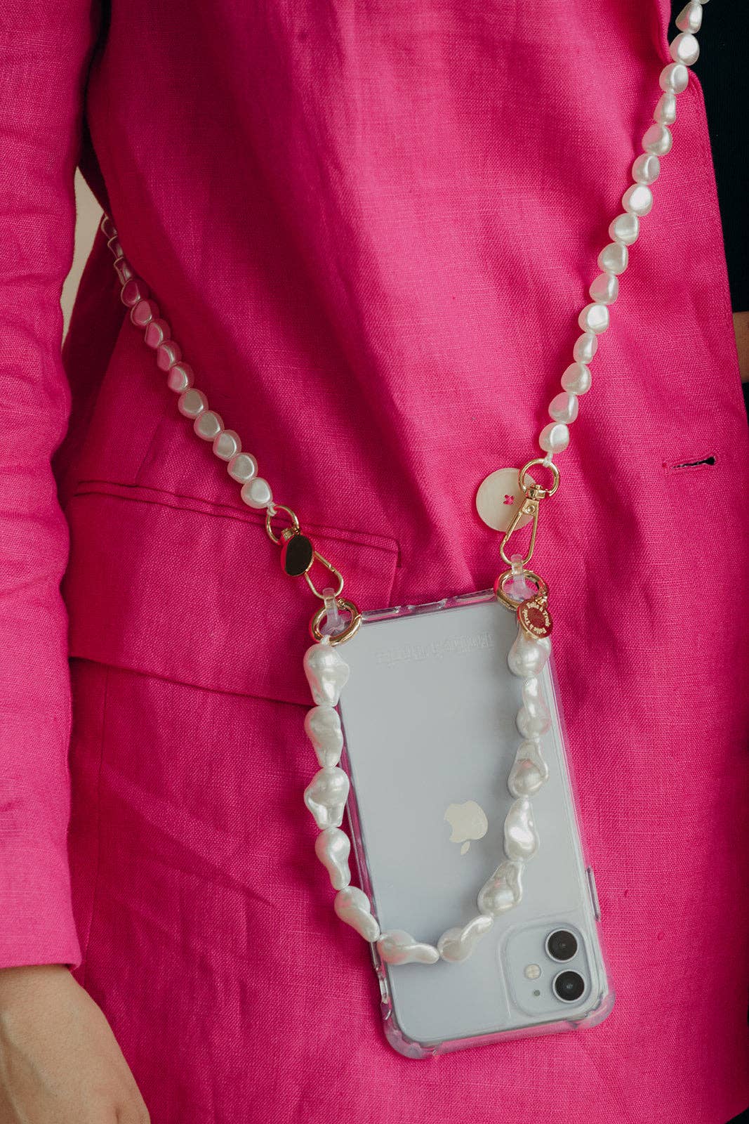 Short Pearl PHONE STRAP for wholesale on Faire2