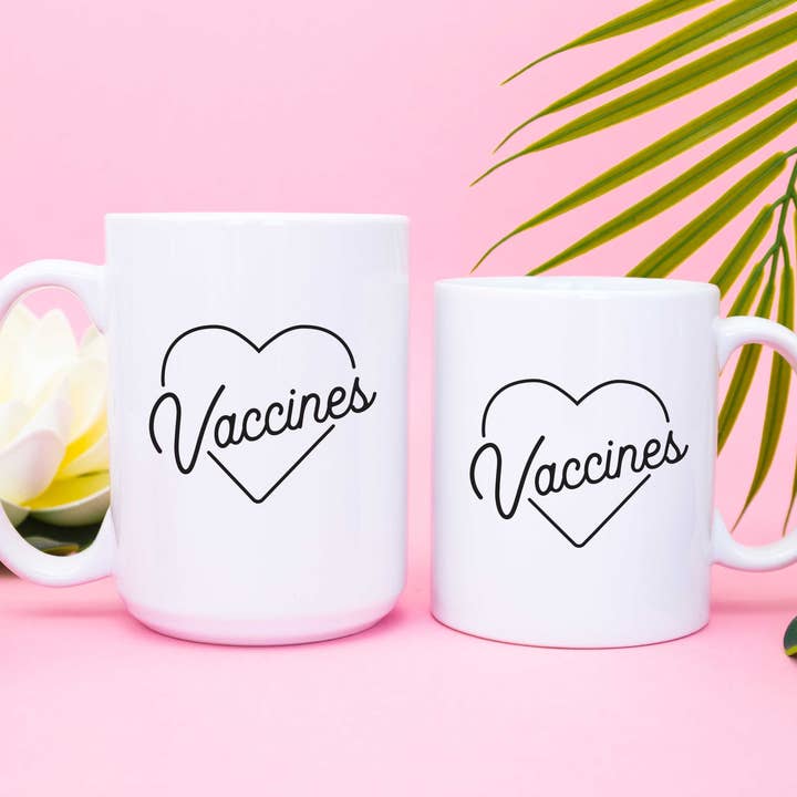 Love Vaccines Coffee Mug for wholesale by Shop Intaglio
