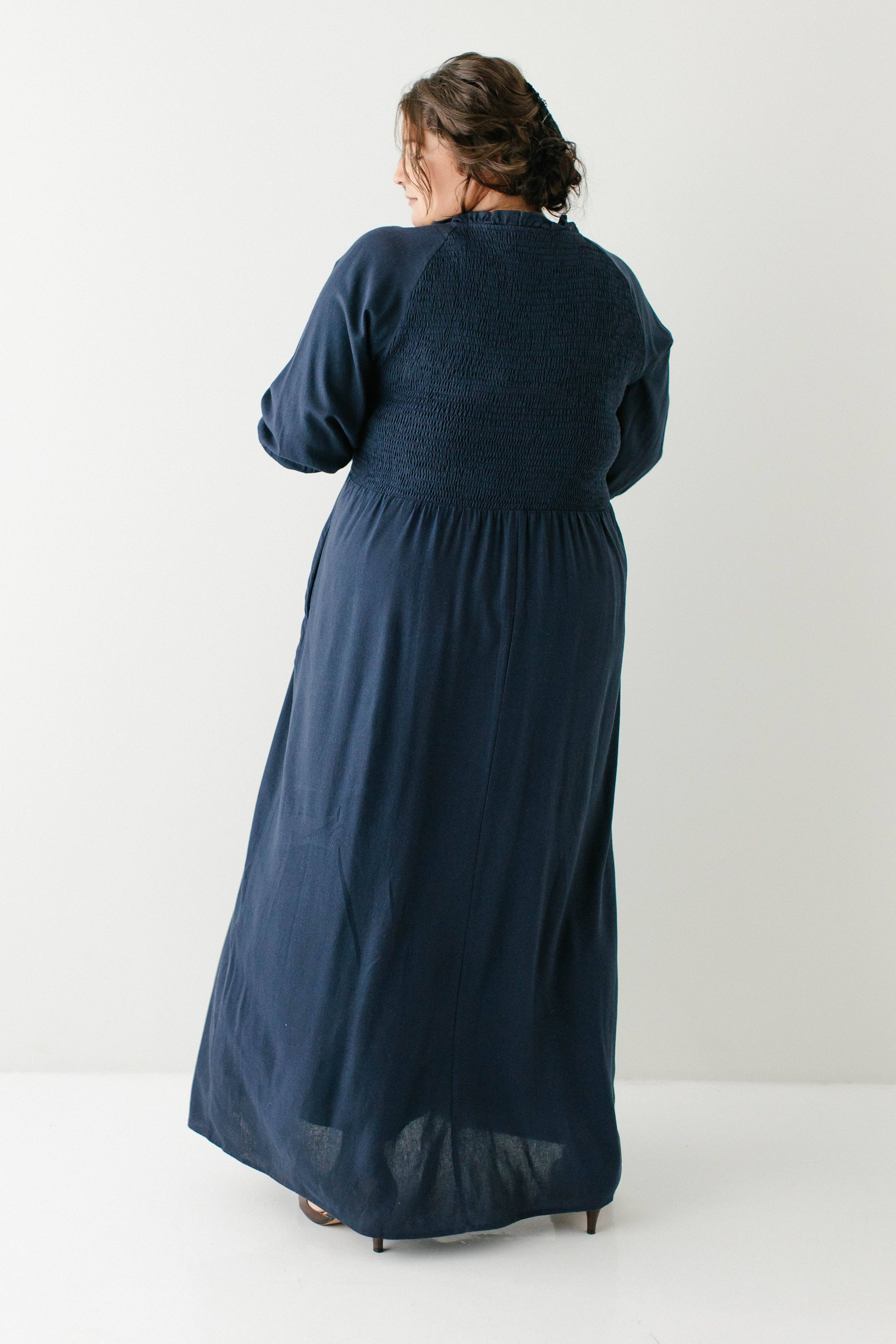 The Main Street Exchange - Wholesale Dress - Women's - 'Kenzi' Ruffle Detail Maxi Dress8