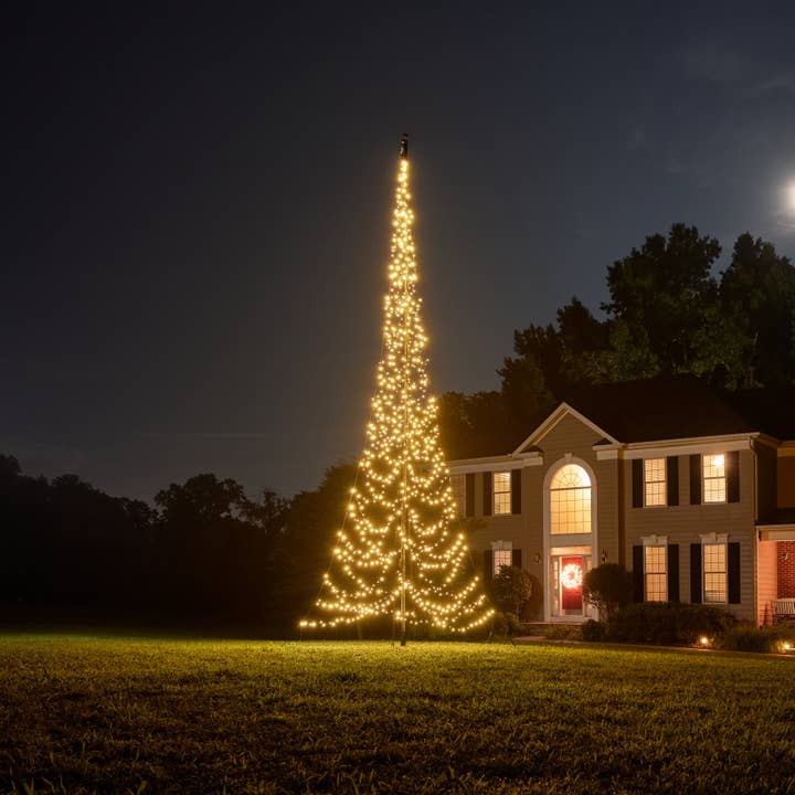 Fairybell - Wholesale Christmas Decoration - Fairybell Outdoor Christmas Tree 25ft | 1000 LEDs | Square5