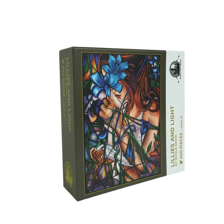 Ewood Games 500 Piece Jigsaw Puzzle Lillies and Light for wholesale by Enwood Games