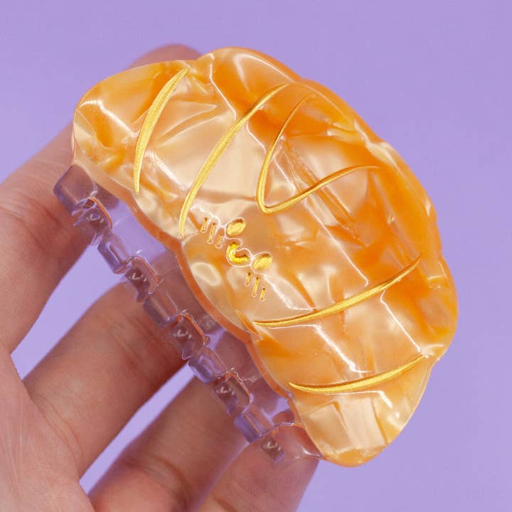 Joanna Behar - Wholesale Hair Clip - Women's - NEW COLOR - Kawaii french butter Croissant Hair claw clip3