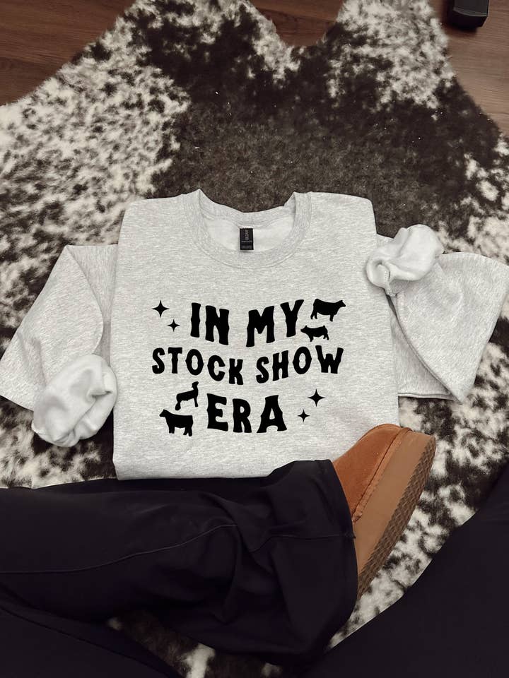 The Rustic J Boutique - Wholesale Graphic Sweatshirt - Women's - Stock Show Era0