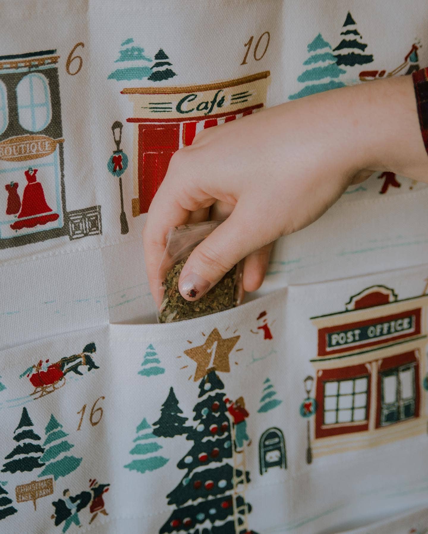 Vida pour Tea - Wholesale Loose tea - Holiday Hanging Tea Advent Calendar (filled) 1