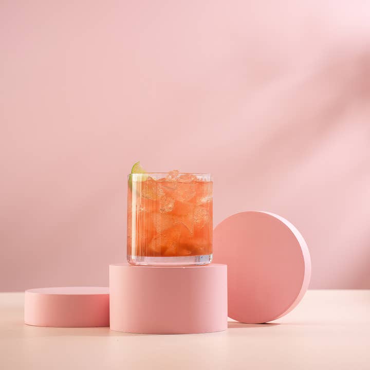 JoyJolt - Wholesale Cocktail/Liquor Glass - JoyJolt Elle Fluted DOF Whiskey Tumbler Drinking Glass5