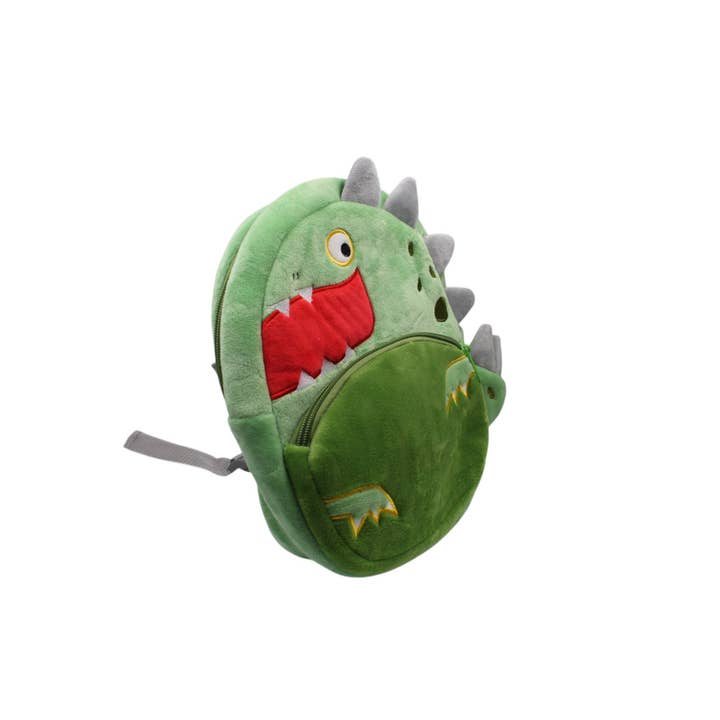 Crossroads Distributing - Wholesale Backpack - Kids - Kids Plush Animal Backpack - Dinosaur2
