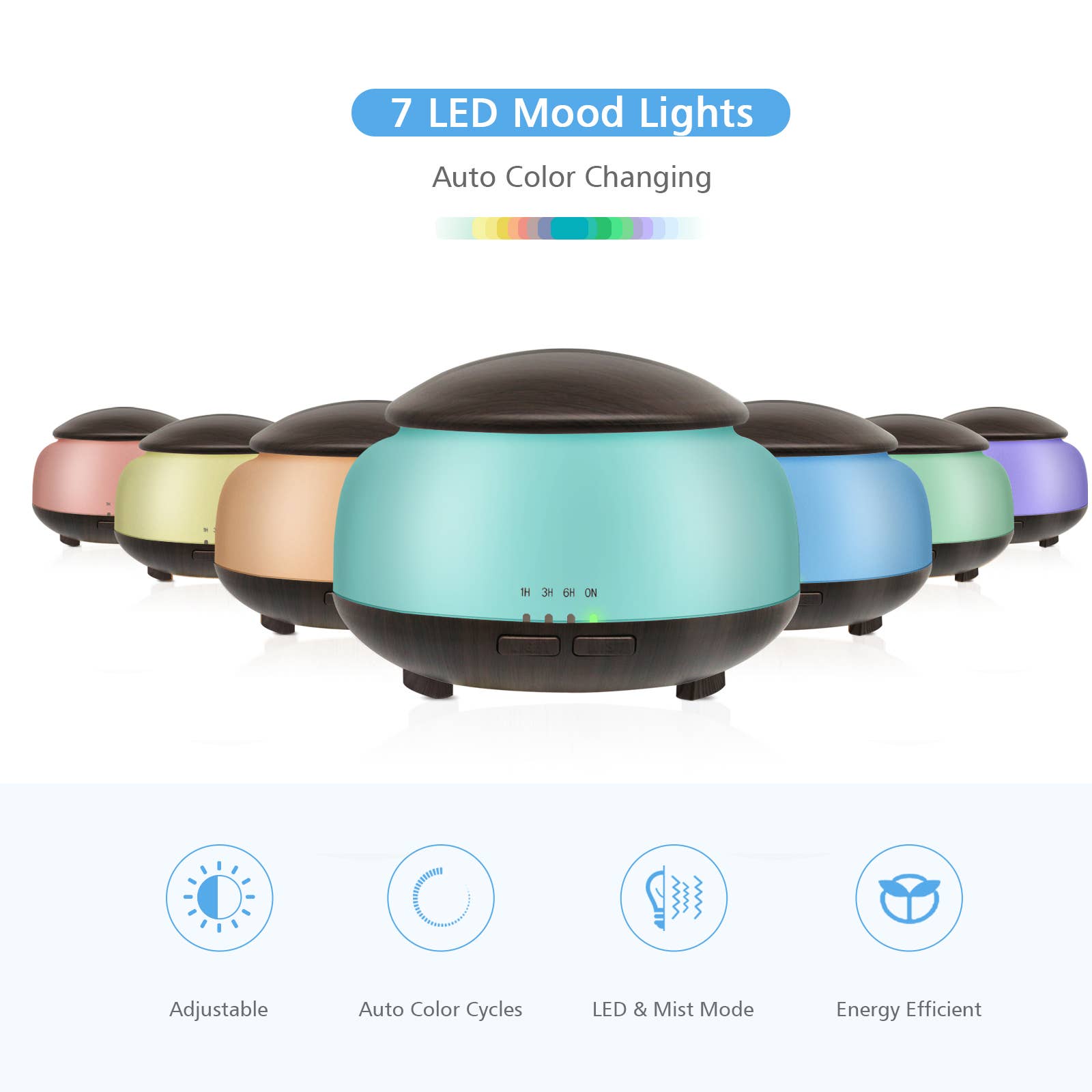 DAROMA - Wholesale Elektronische diffuser - Etherische Olie Diffuser Afstandsbediening 300ml Aroma Ultrasoon4