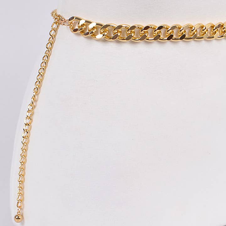 3AM BY H&D ACCESSORIES – Cinto - Mulher por atacado – Cinto de Correntes em Camadas3