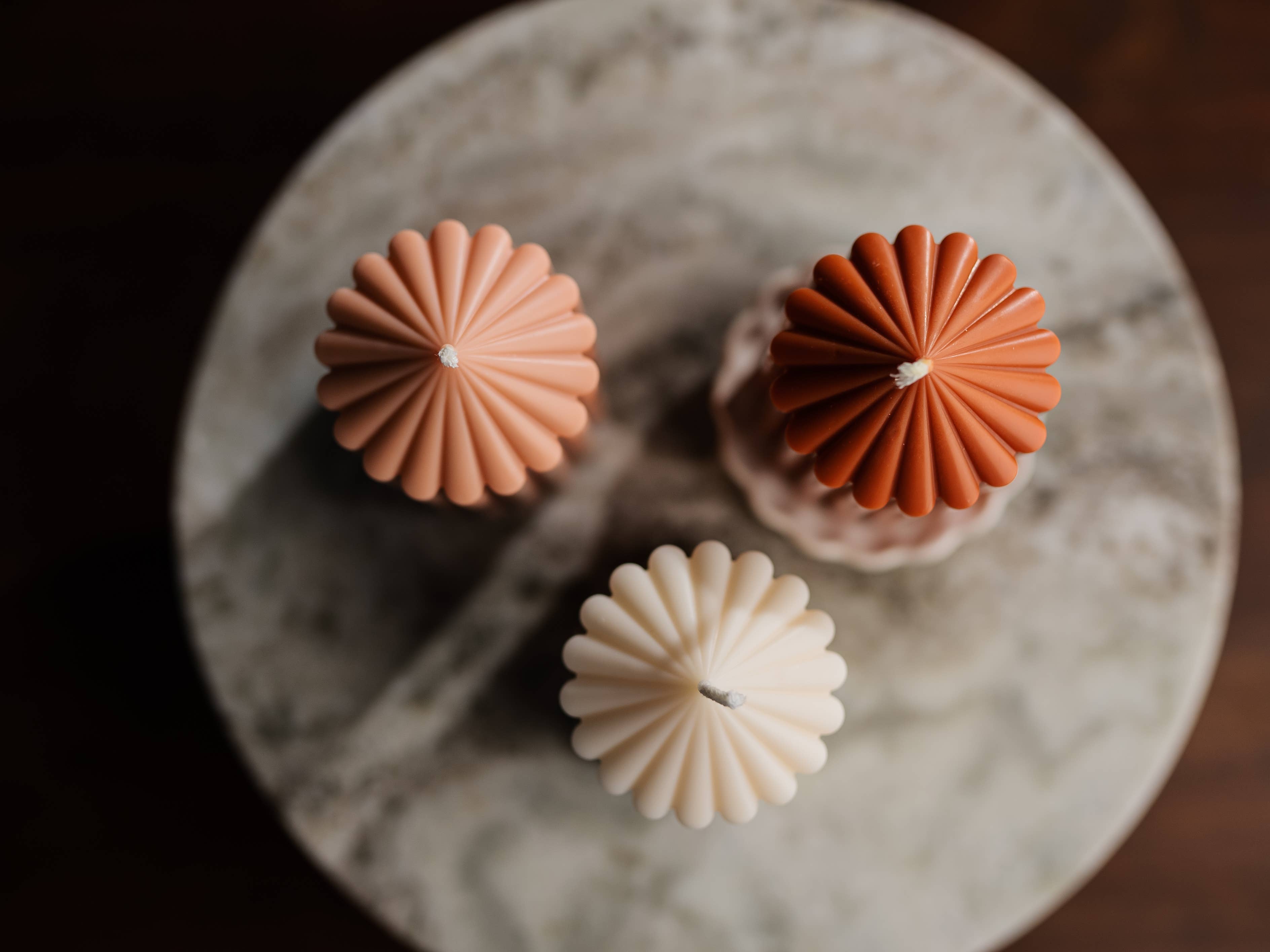 ZOETSTUDIO - Wholesale Pillar Candle - Large Ribbed Pillar Candles | Soy Wax | 110 hrs burn time18