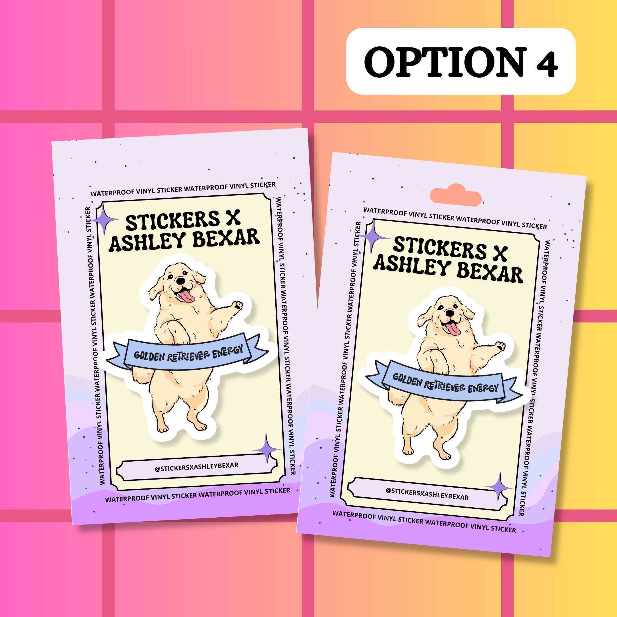 Stickers+ X Ashley Bexar - Wholesale Sticker - Golden Retriever Dog Dogs Dog Mom Waterproof Vinyl Sticker4