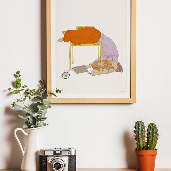 minttu illustrations - Wholesale Art Print - Art print "Not today"1