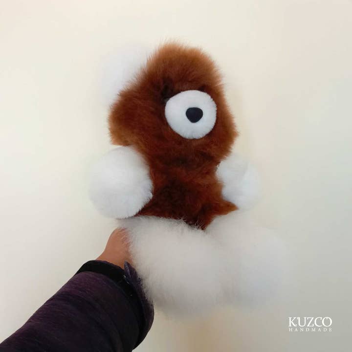KuzcoHandmade - Venta al por mayor Peluche - Niños y bebés - Animal de peluche de alpaca mediano de 12" - Oso de peluche hecho a mano