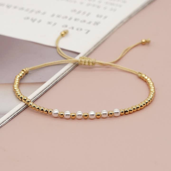 PEARL AND COLORED GOLD BEADED BRACELET_CWMM3810 for wholesale by ACCITY