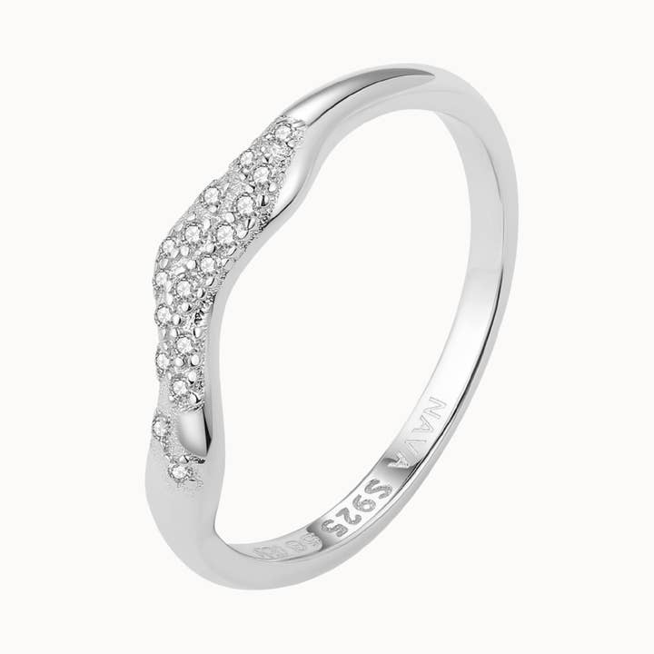 Nava Copenhagen - Wholesale Multi-Stone Ring - Adhara Ring - Silver0
