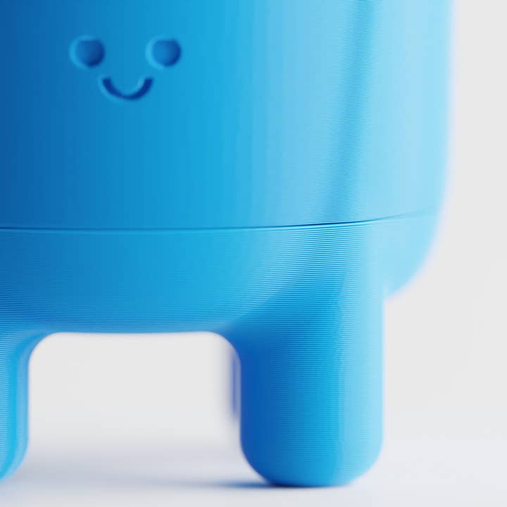 The Butler's Company - Wholesale Plant pot - Happy Smiley Face Planter with Drip Tray Solid Colors12