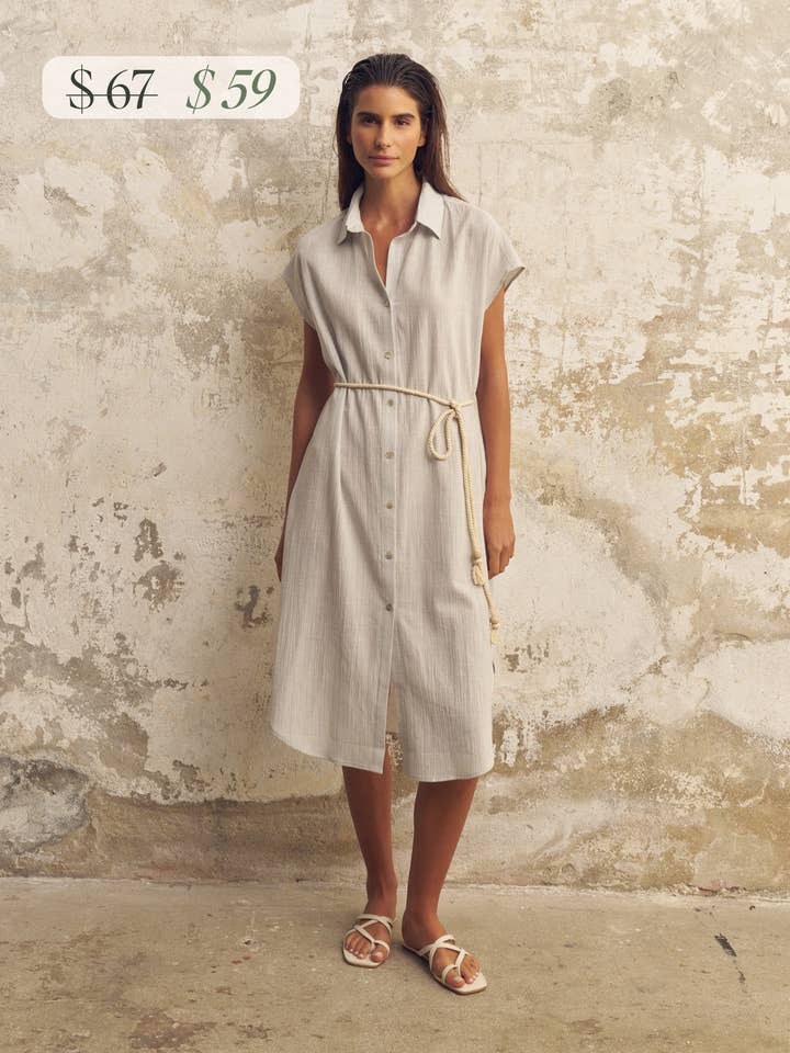 Azul bebê Vestido Camisa Zaya - Azul Bebé para venda a revendedores na Faire0