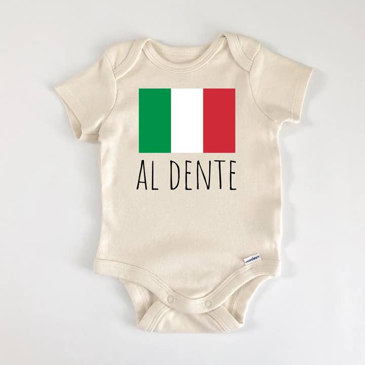 Italian Italy - Baby Boy Girl Clothes Infant Bodysuit Funny Cute Newborn for wholesale by North Fork Forager LLC