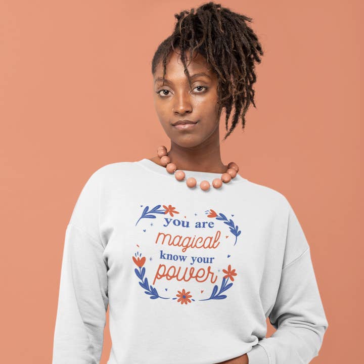 You Are Magical - moletom de algodão orgânico por atacado de Oat Milk Club