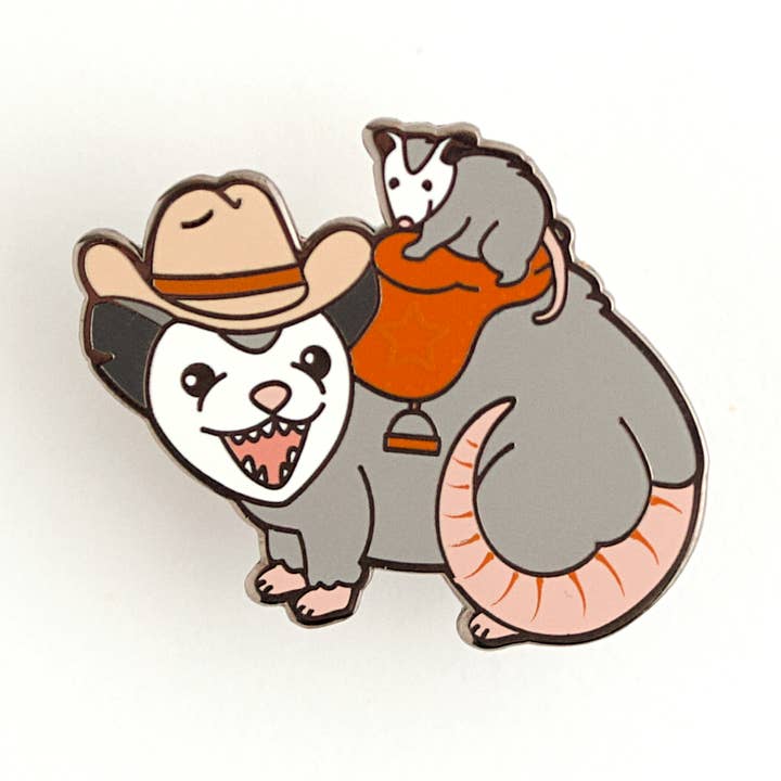 Épinglette Possum Posse pour la vente par LuxCups Creative