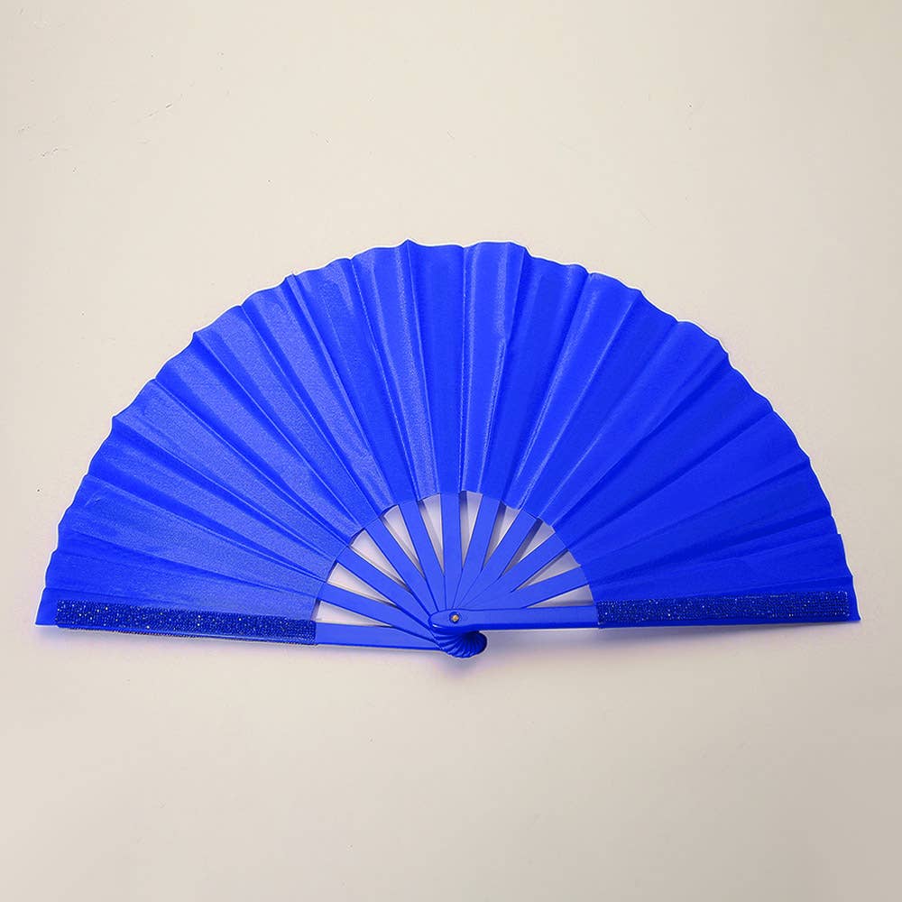Sensibling Corp. - Wholesale Handheld Folding Fan - Bling Studded Folding Line Dance Hand Fan16