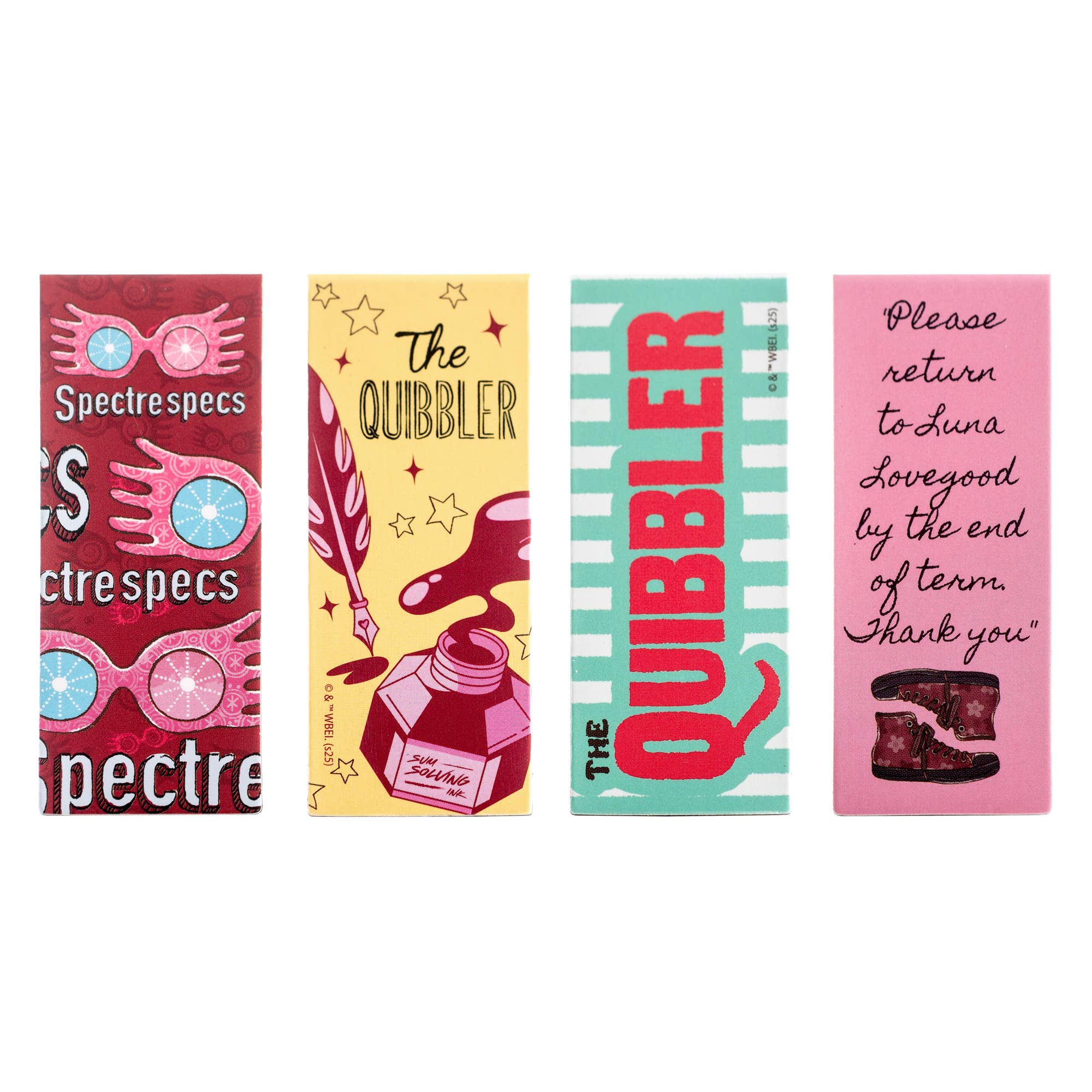 Conquest Journals - Wholesale Bookmark - Harry Potter The Quibbler Magnetic Bookmarks (4-Pack)2