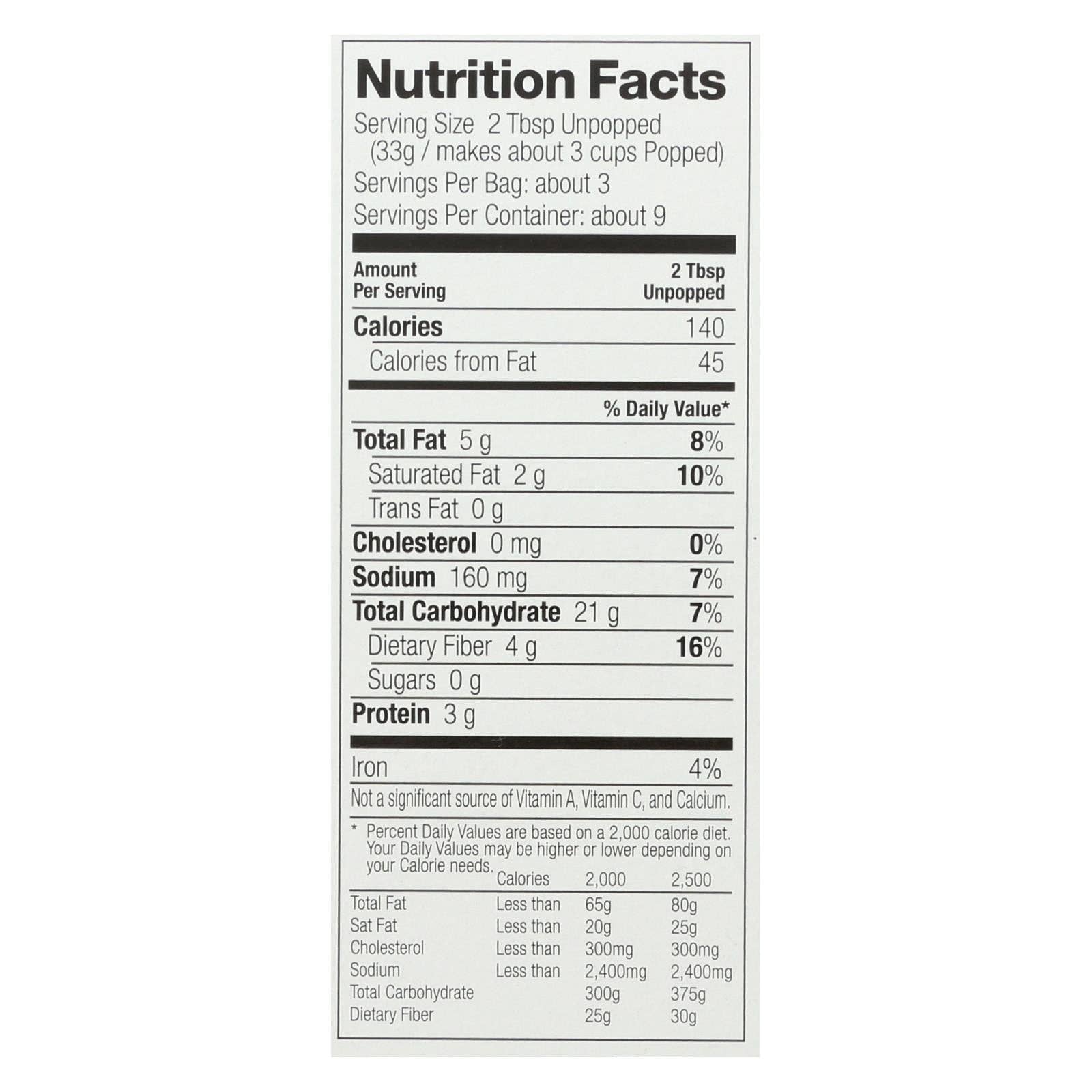 Ware Spark - Wholesale Popcorn - Black Jewell Microwave Popcorn - Butter - Case Of 6 - 3-3.5 Oz. Bags Each - 10.5 Oz.2