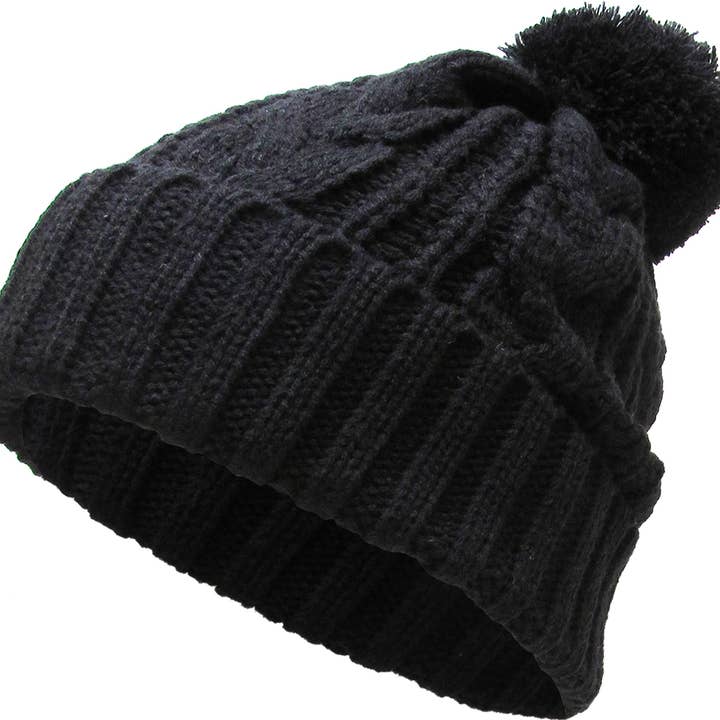 KBETHOS - Wholesale Beanie - Women's - Chunky Pom Pom Beanie
