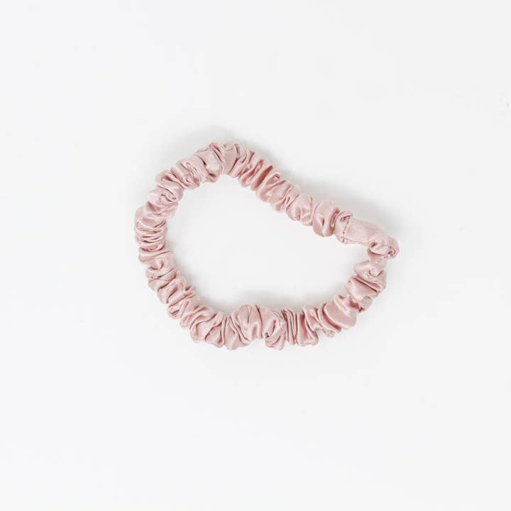 Blissy - Wholesale Scrunchie - Women's - Blissy Skinny Scrunchies - Black, Gold, Pink3