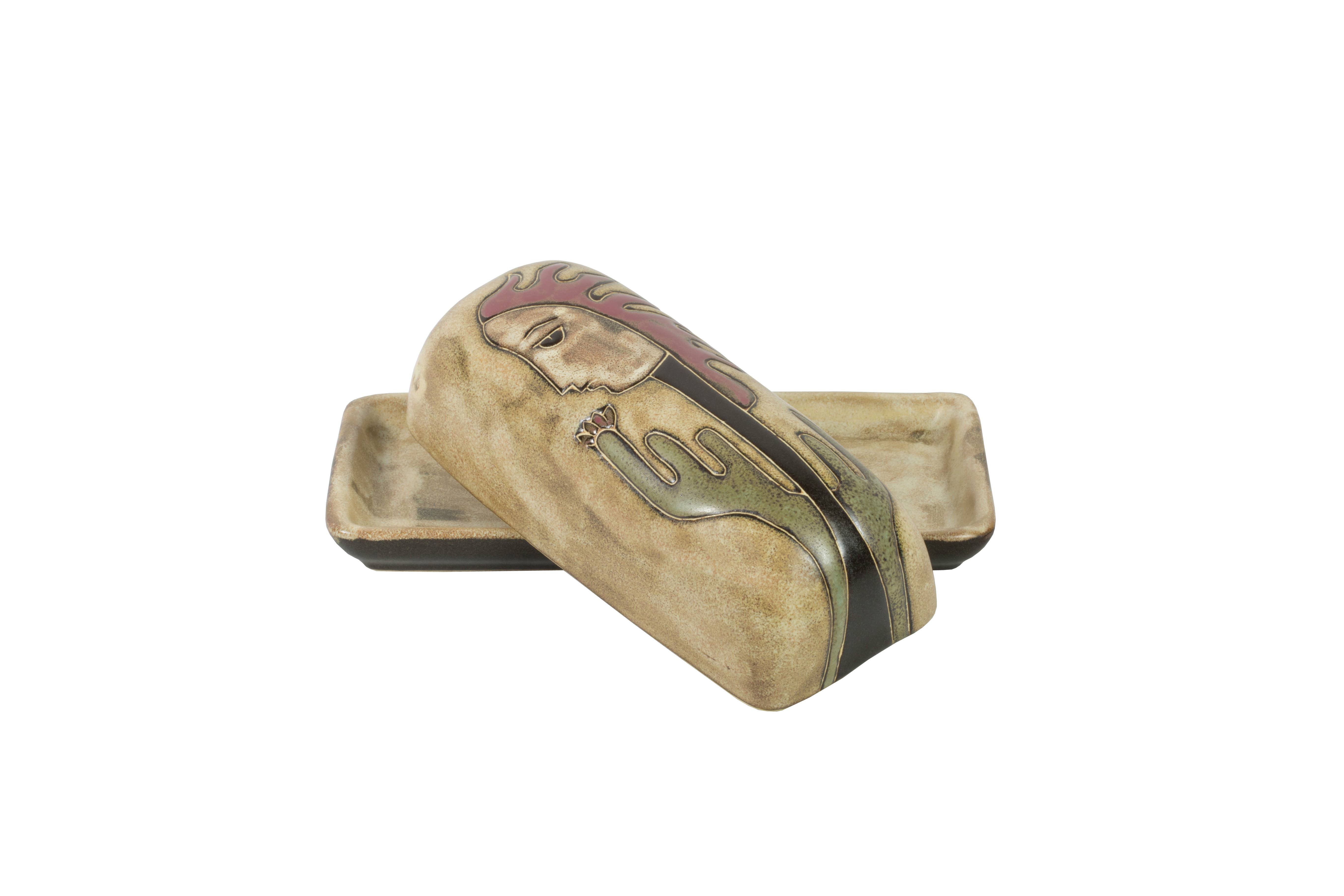 Galleyware - Wholesale Butter Dish - Mara Butter Dish - Desert (Earth Tones)