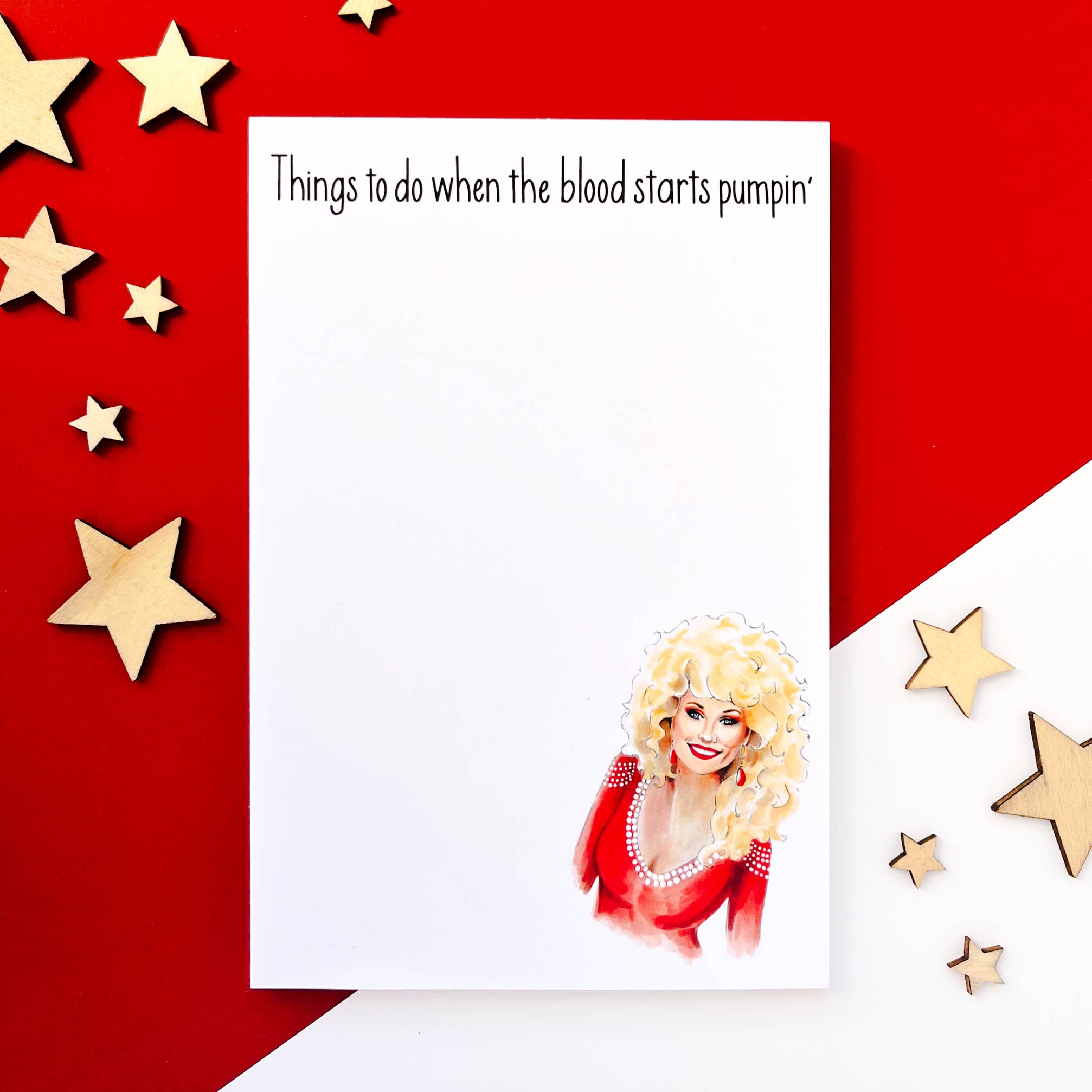 Morgan Swank Studio - Wholesale Notepad - Country Star Doll | Pop Culture Notepad1
