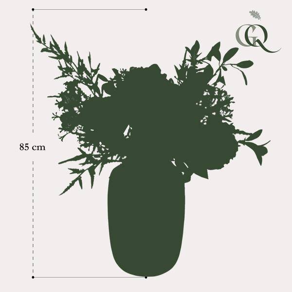 Oasis of Life - Vente Fleurs artificielles - Bouquet de fleurs artificielles brillant rose – Hauteur 80 cm – Bouquet de fleurs artificielles de haute qualité pour une décoration élégante – Fleurs décoratives faciles d'entretien pour salon, couloir et bureau2