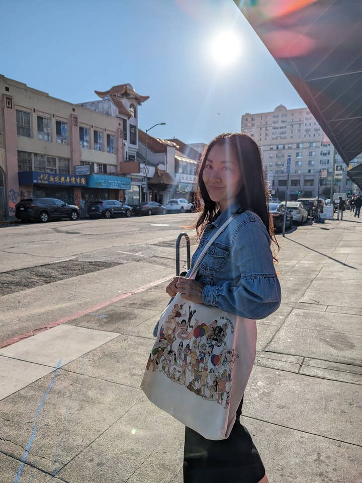 Fatos Aniversário Tote Bag por atacado de Harmony Art Shop