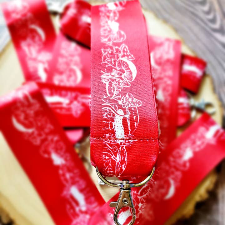 Mushrooms Wrist Strap for wholesale by Fresh Hot Flavors LLC