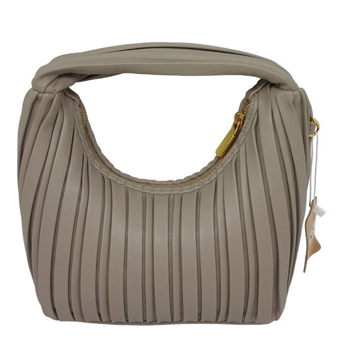 BORSA IN PELLE SADDLE BAG/MEZZA LUNA - B602 FLORA per la vendita all'ingrosso da parte di Bevini Modena