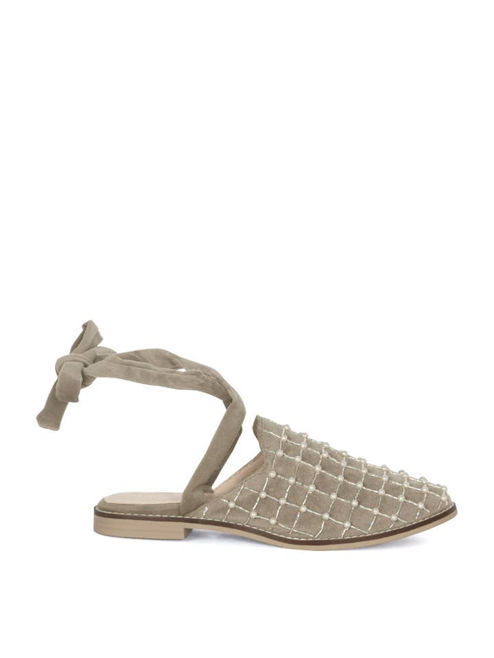Rag Company - Wholesale Mules - Women's - ASANTE CRISSCROSS BEADED VEIL VELVET MULES2