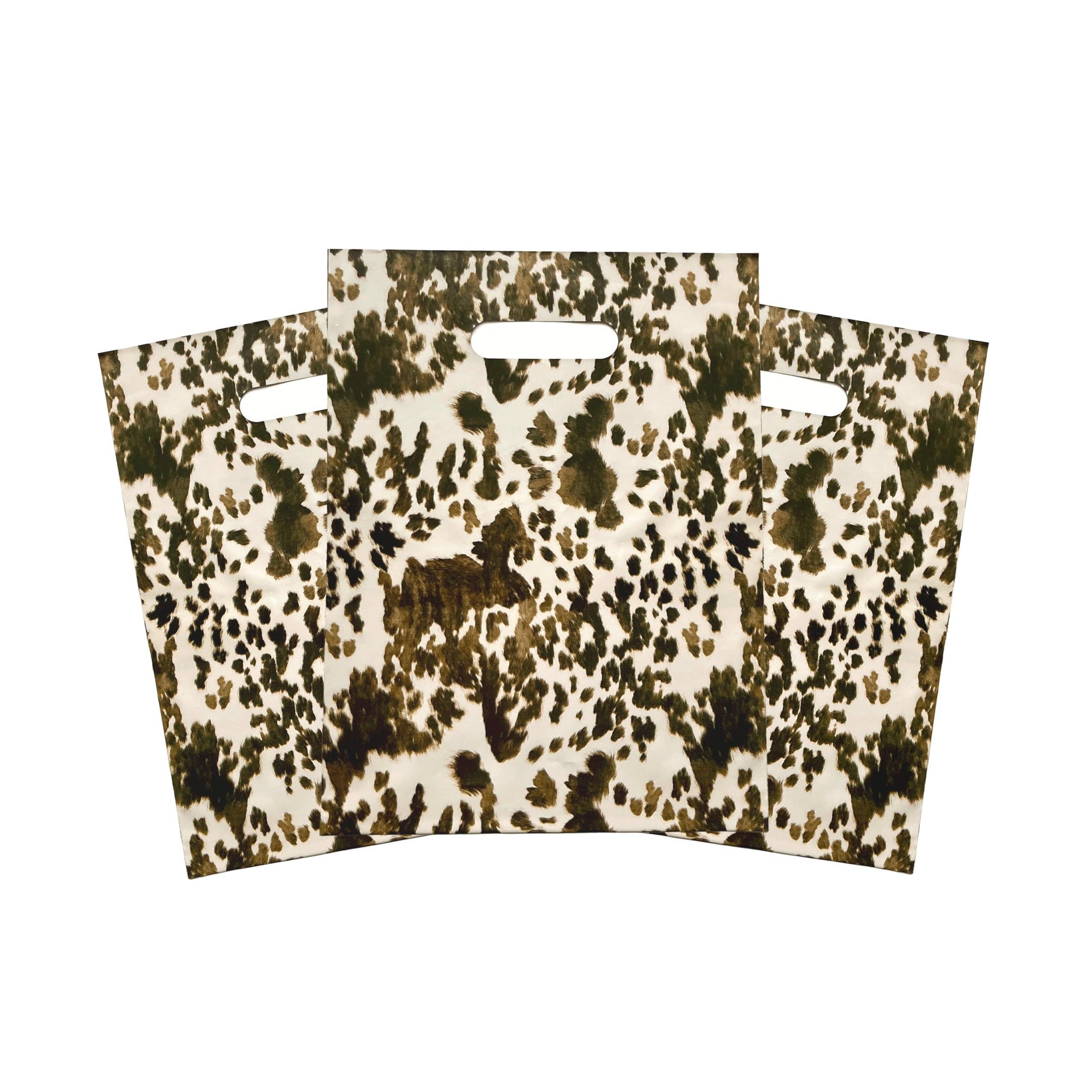 Marley Rae Mailers - Wholesale Grocery/Shopping Bag - 9x12 Merchandise Shopping Bag- Classic Cowhide1