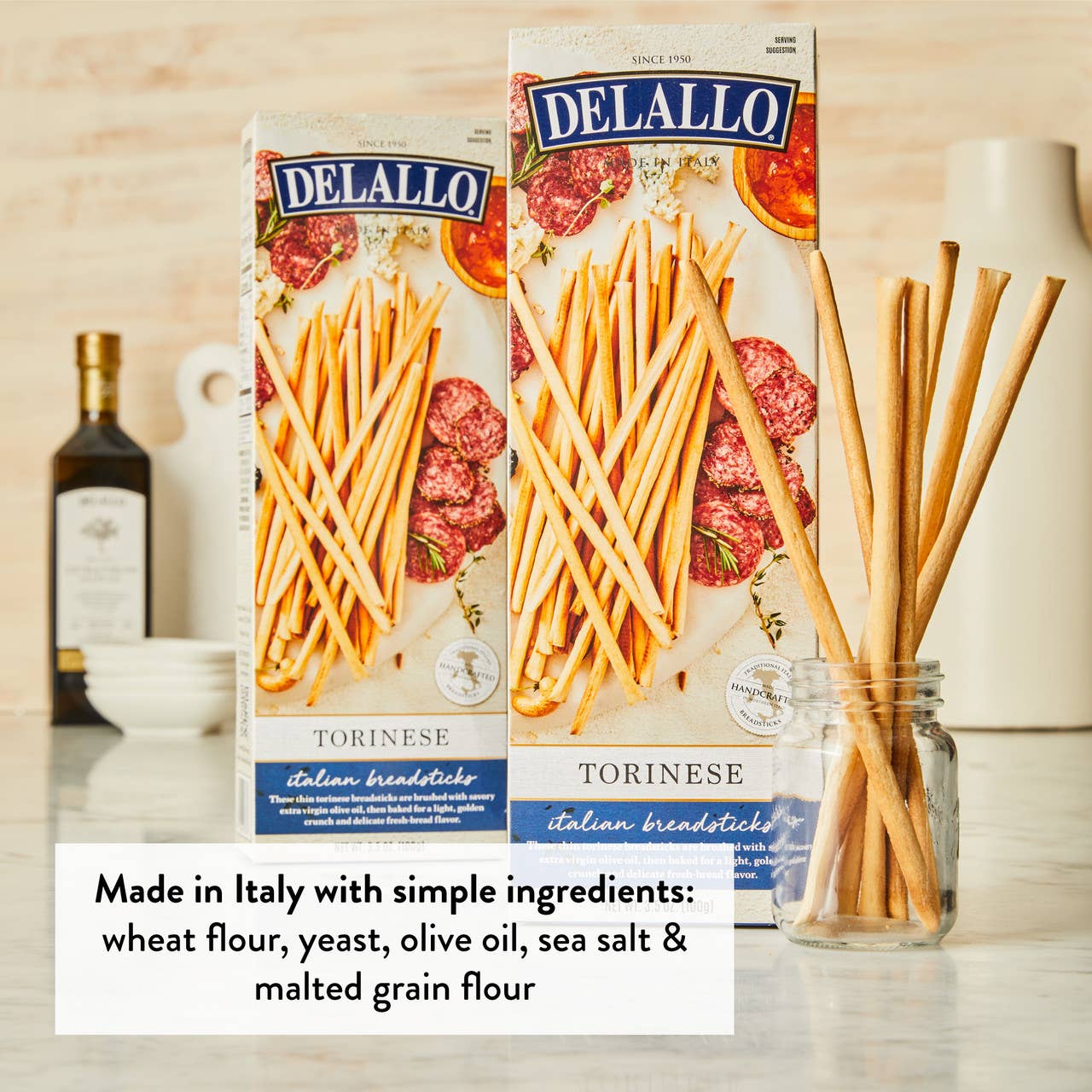 Delallo - Wholesale Bread Mix - Thin Breadsticks (Torinesi)1