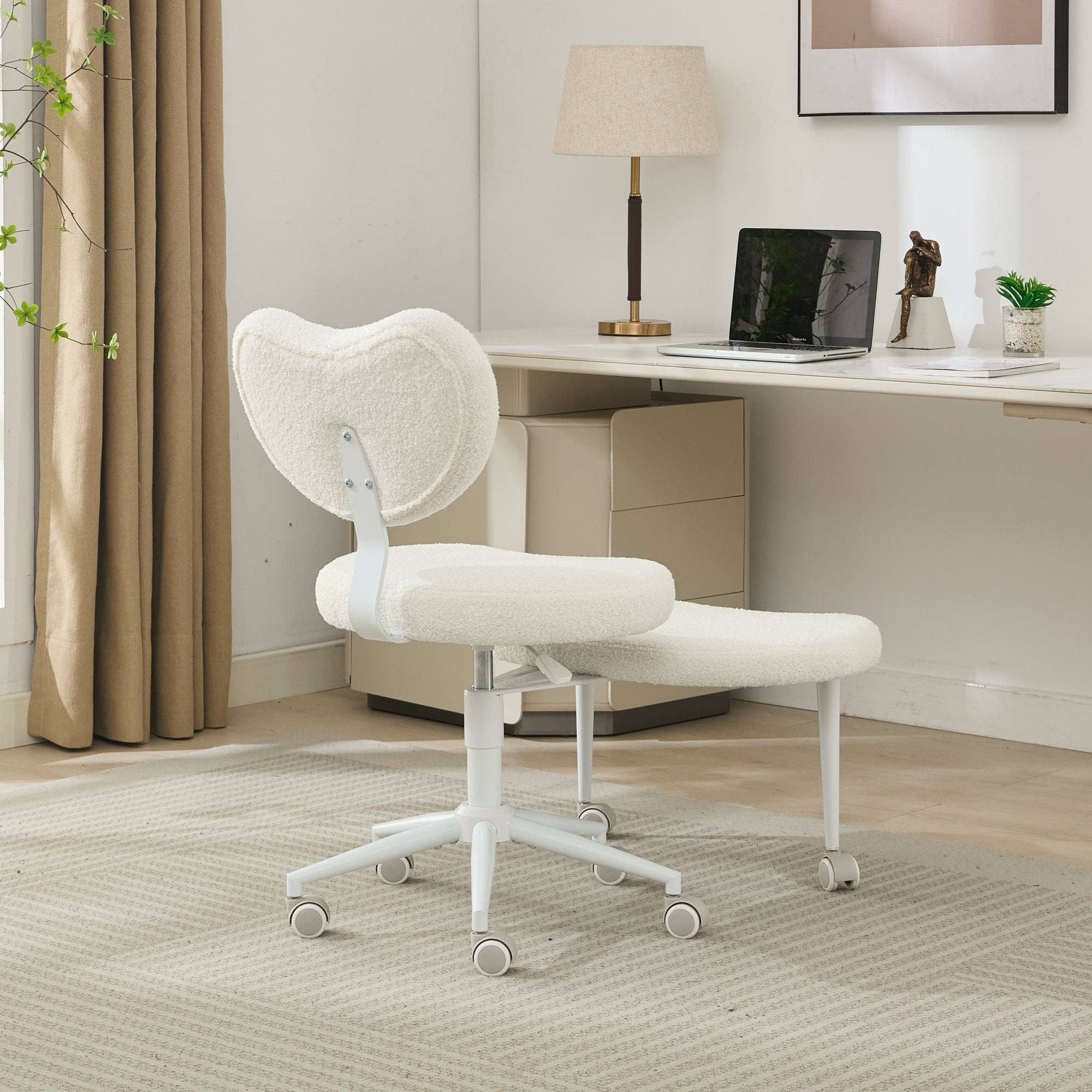 39F Inc. - Wholesale Chair - Meditation Chair Plus with Wheels, Cross Legged Chair, Ivory23