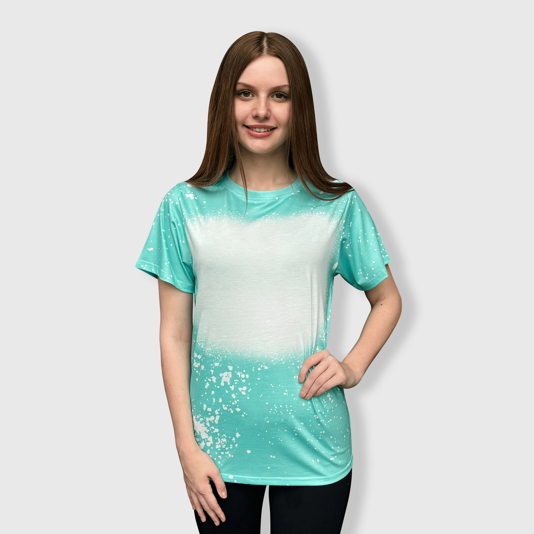 ILTEX Apparel - Wholesale T-Shirt - Women's - FAUX Bleached Tees - Adult33