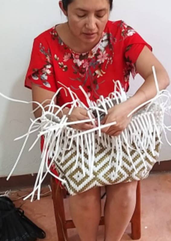 Hilo de Amor LLC - Vente Tote bag – femme - Lot de 6 sacs fourre-tout tissés à la main de Oaxaca10