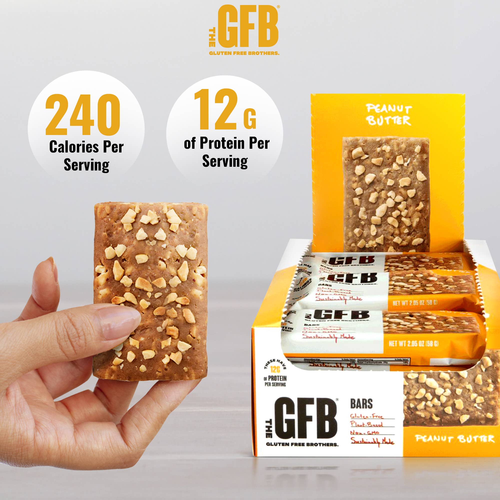 The GFB – wholesale Snack bar – Peanut Butter Protein Nutrition Snack Bar4