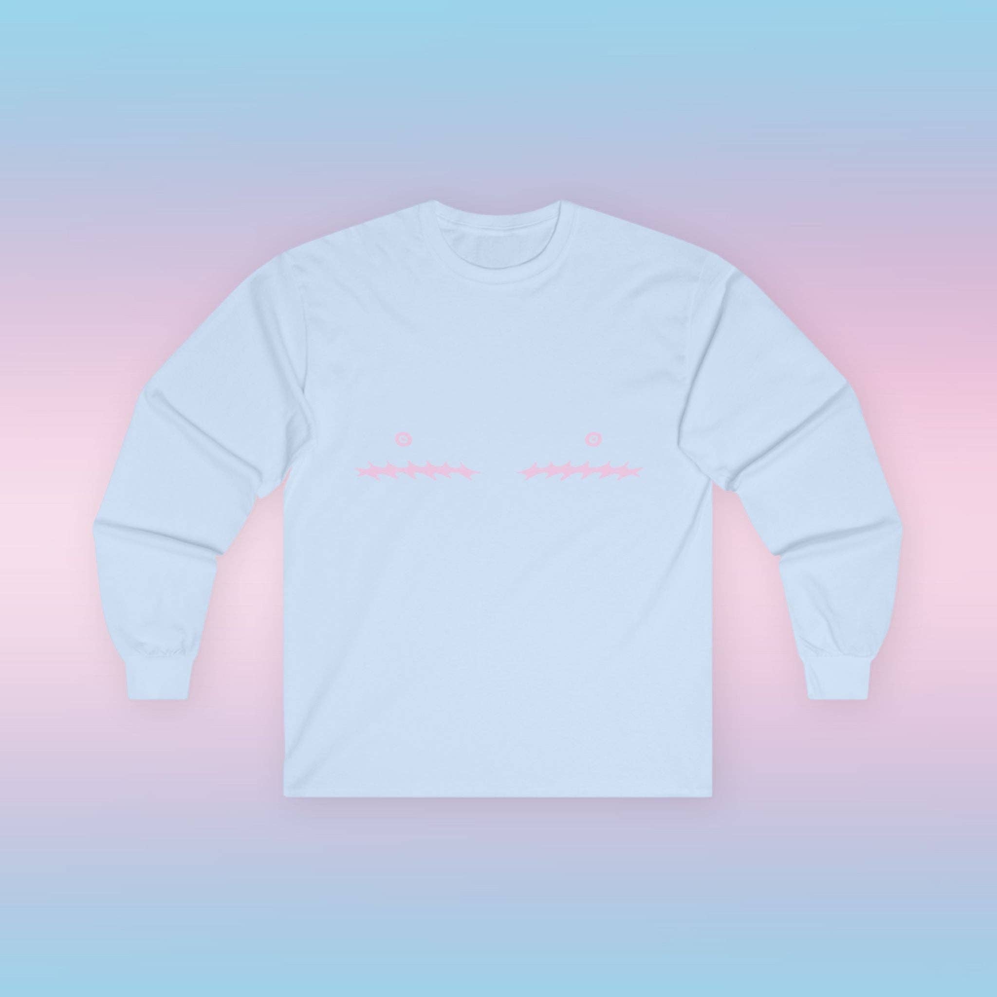 SoftBoysClub - Vente T-shirt sérigraphié – unisexe - T-shirt à manches longues avec cicatrice de chirurgie du haut SoftBoysClub2