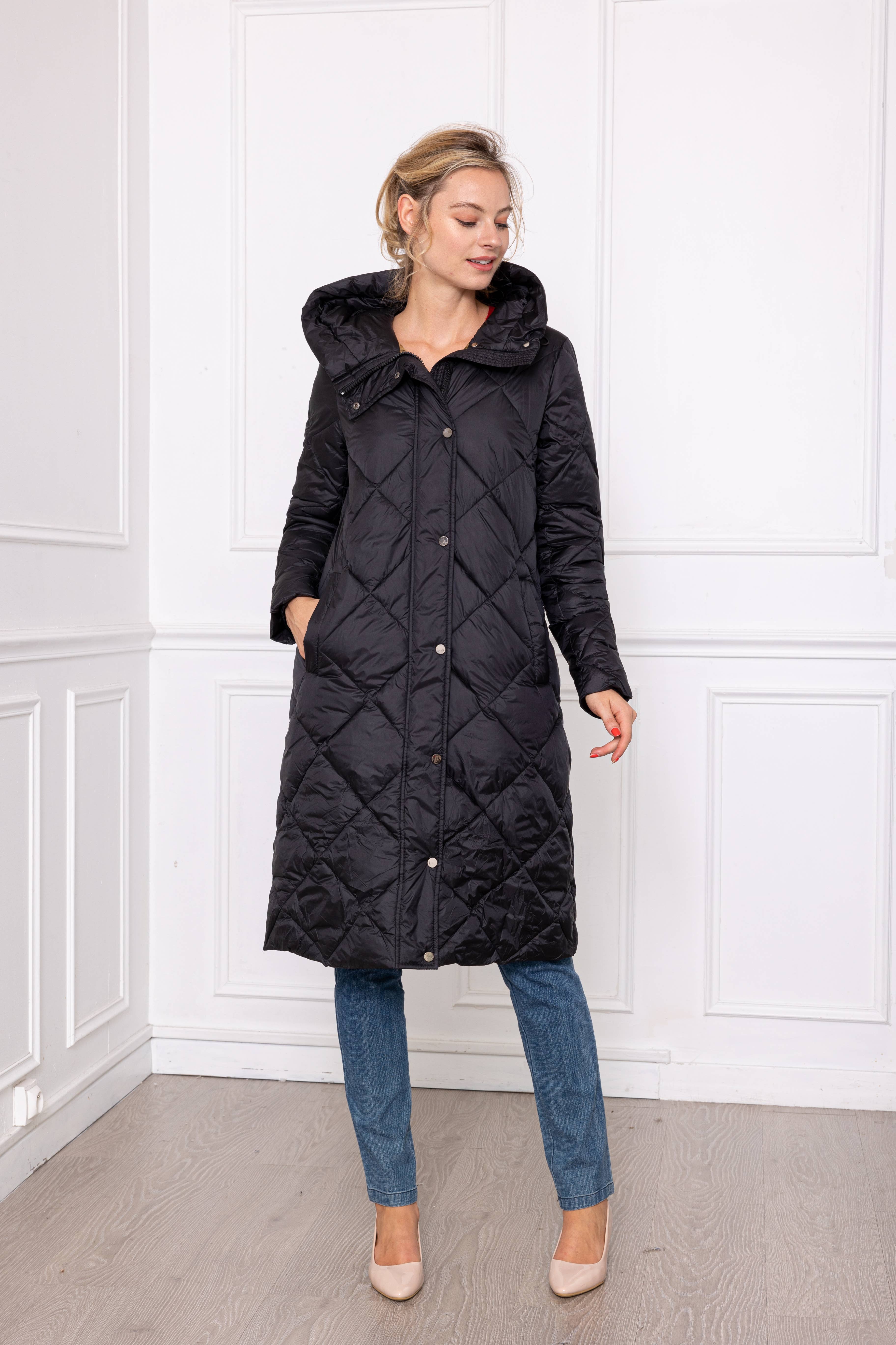 Freda - Wholesale Puffer Jacket - Women's - 22D90 extra long jacket1