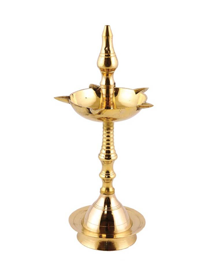 Brass Standing Lamp (7.5”) for wholesale by Ancientveda